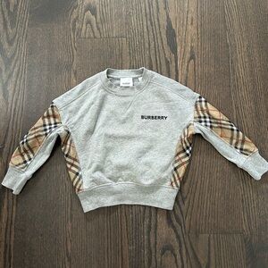 Burberry Kids Crew Neck Sweater